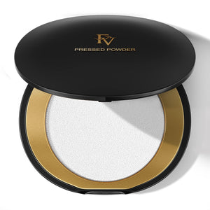 FV Polvo compacto traslúcido, Control de aceite sin talco y con acabado mate de larga duración, Cobertura media para piel clara a bronceada, 0.28 oz, Traslúcido