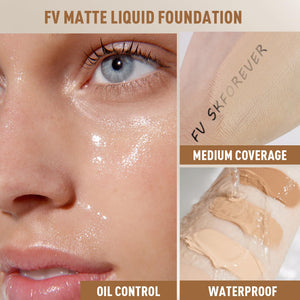 FV Waterproof Liquid Foundation with Matte Finish 1.05 fl. oz.